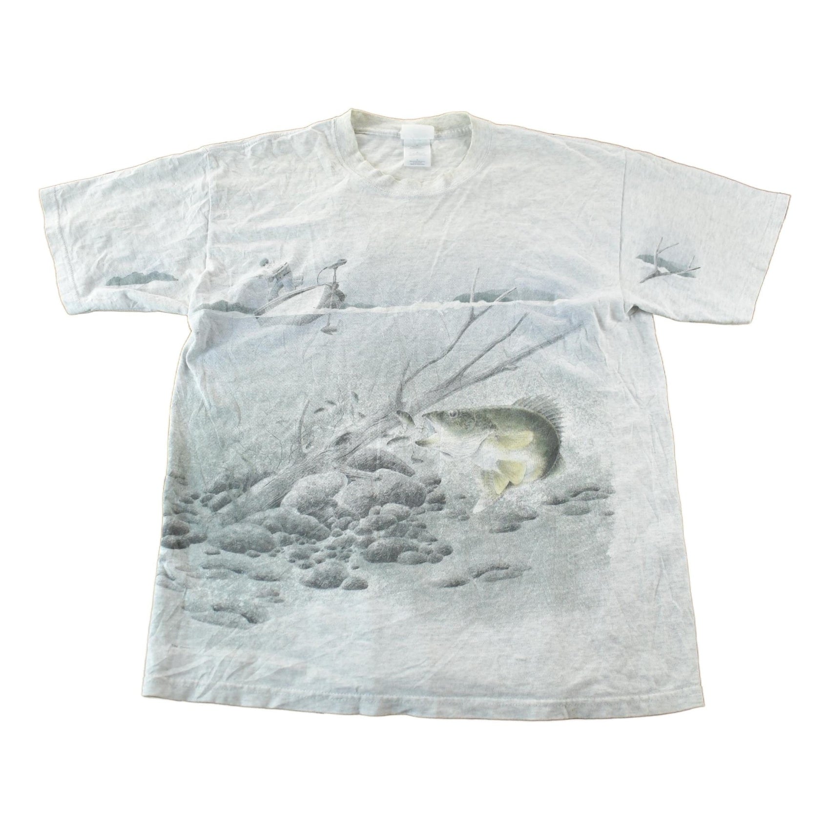 Vintage 1990s Fish T-Shirt Men's Large from propervintagecanada