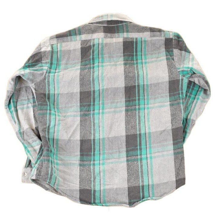 Vintage 1990s Five Brother Plaid Western Style Button Up Shirt Men's L from propervintagecanada