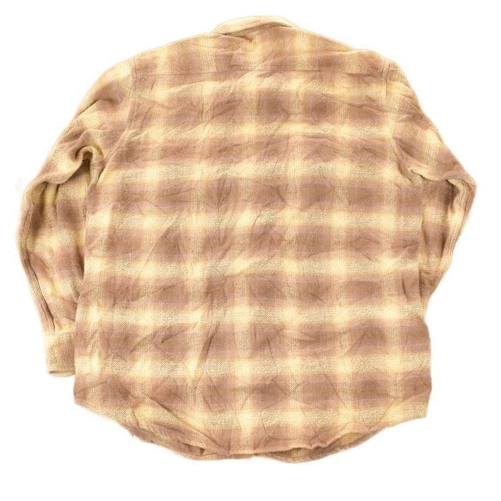 Vintage 1990s Five Brother Plaid Western Style Button Up Shirt Men's L from propervintagecanada