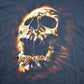 Vintage 1990s Flaming Skull Graphic T-Shirt Men's XL from propervintagecanada