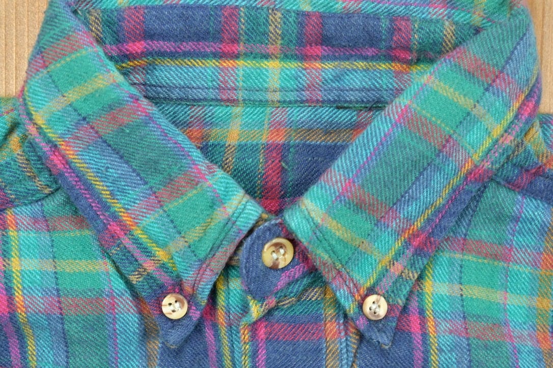 Vintage 1990s Flannel Button Up Shirt Men's S from propervintagecanada