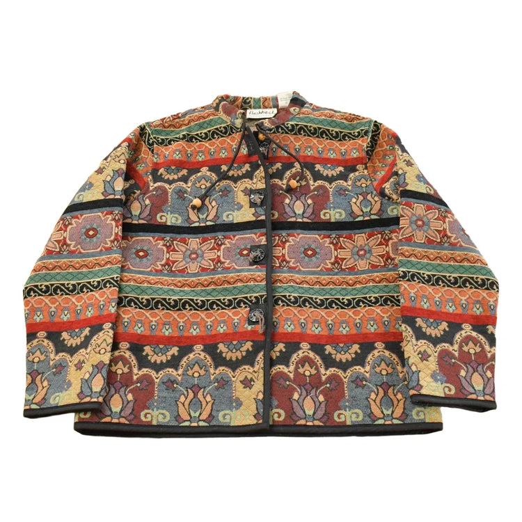 Vintage 1990s Flashback Tapestry Abstract Pattern Women's M from propervintagecanada