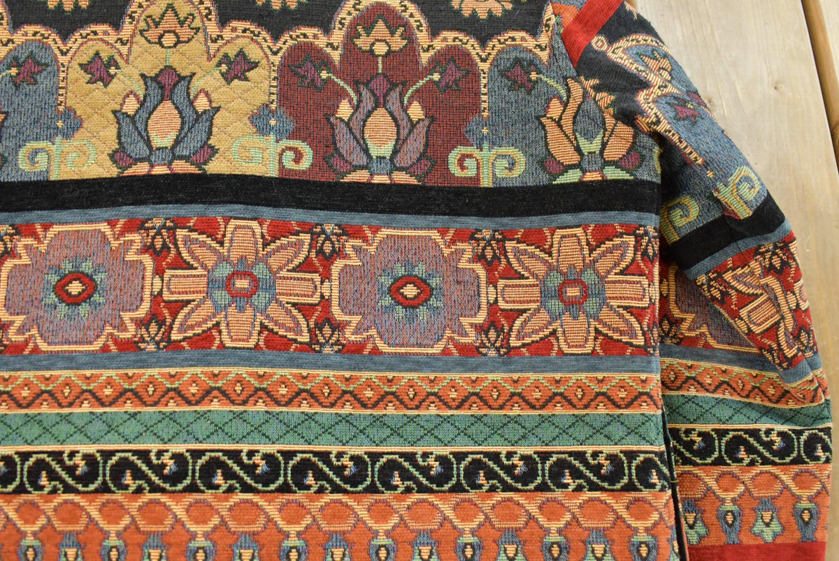 Vintage 1990s Flashback Tapestry Abstract Pattern Women's M from propervintagecanada