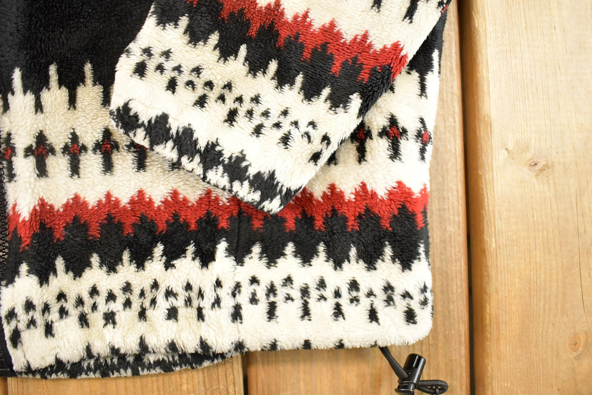 Vintage 1990s Fleece Full Zip Sweater Women's M from propervintagecanada
