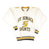 Vintage 1990s Fleece Tech St Ignace Saints University Tie Up Crewneck Sweater Men&