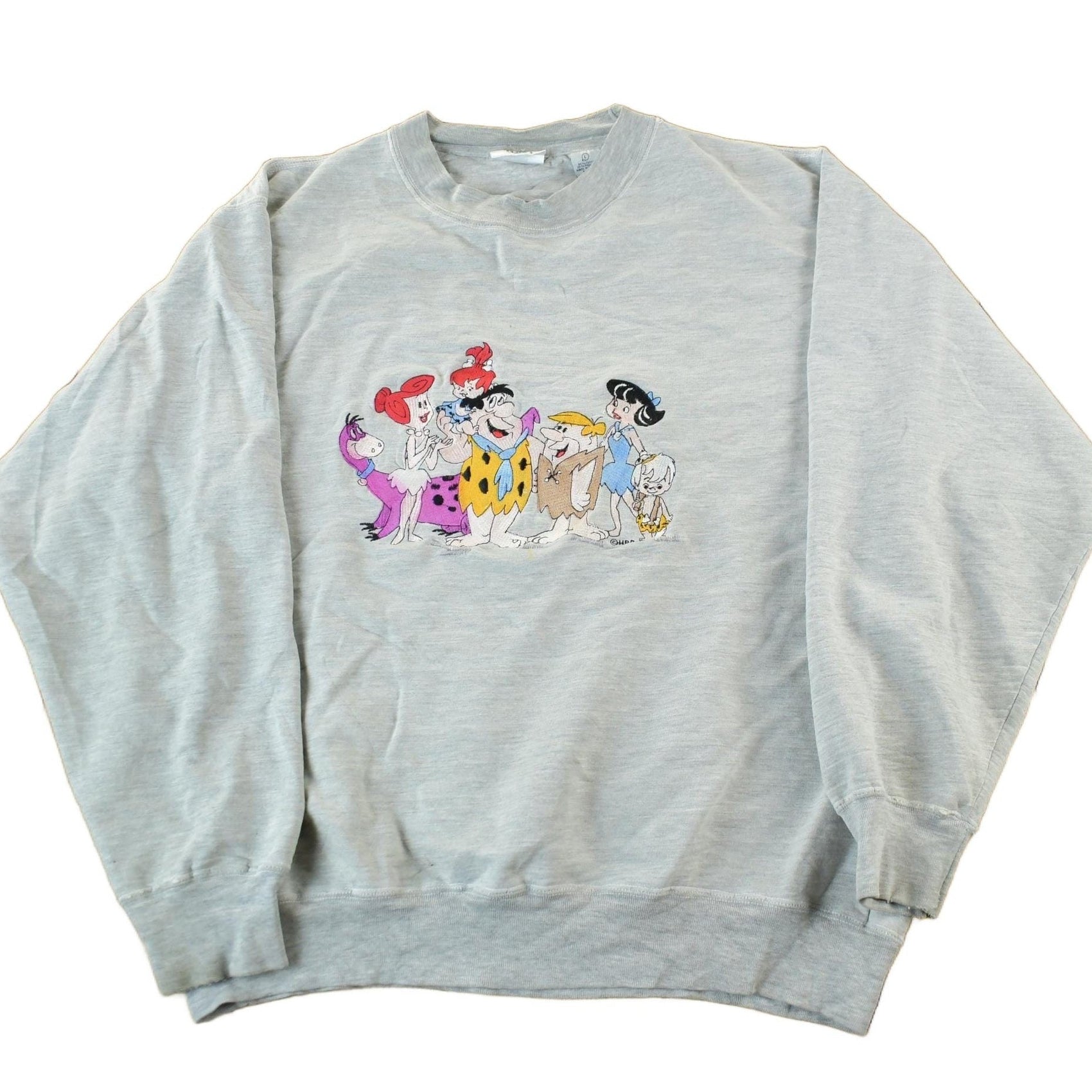 Vintage 1990s Flintstones Universal Studios Crewneck Sweatshirt Men's Large from propervintagecanada