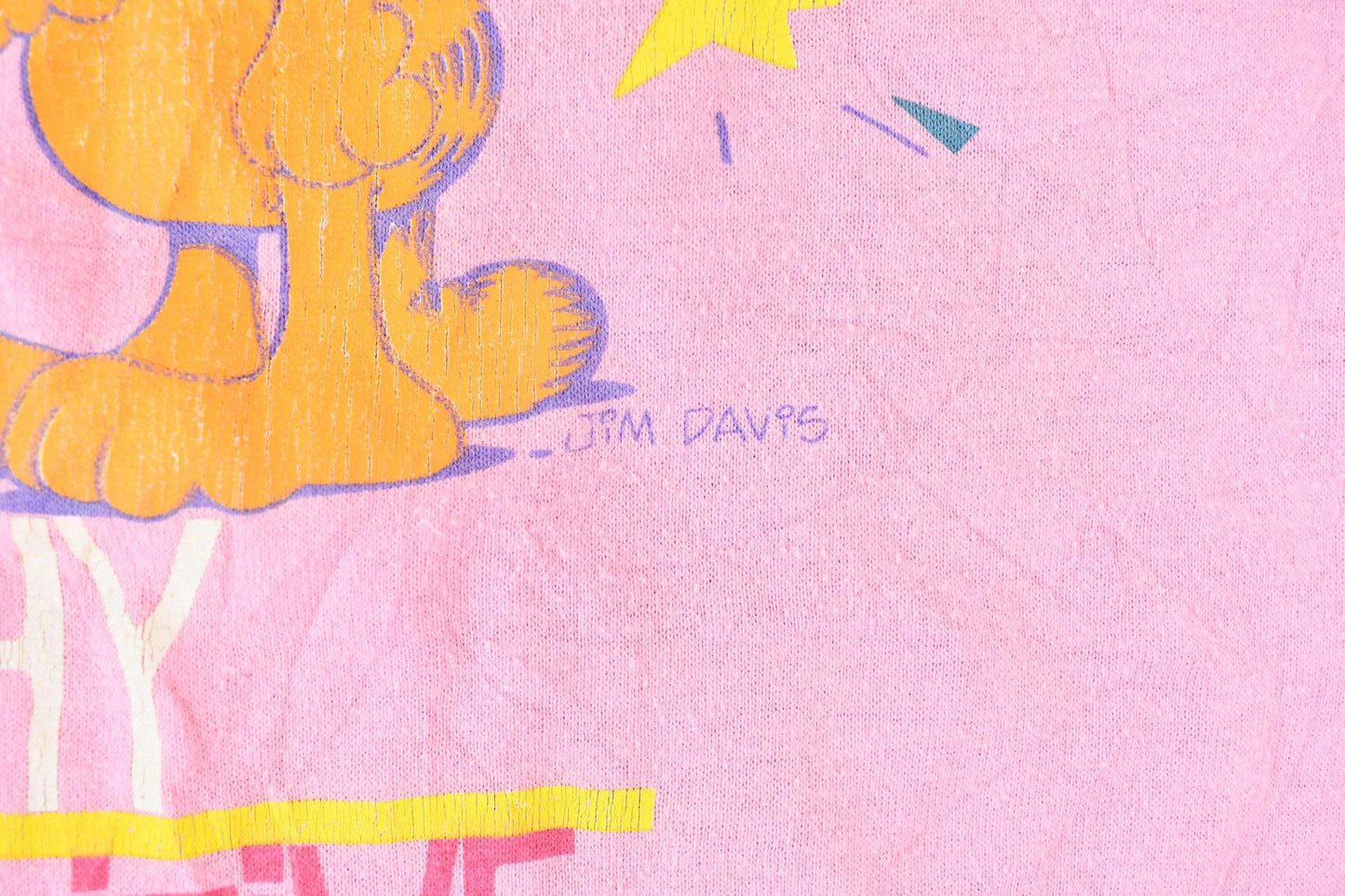 Vintage 1990s Flirts Pices Zodiac Sign Garfield Graphic T-Shirt Men's XL from propervintagecanada