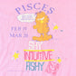 Vintage 1990s Flirts Pices Zodiac Sign Garfield Graphic T-Shirt Men's XL from propervintagecanada