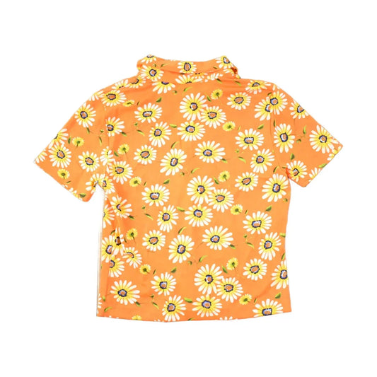 Vintage 1990s Floral AOP Souvenir Zip T-Shirt Women's S from propervintagecanada