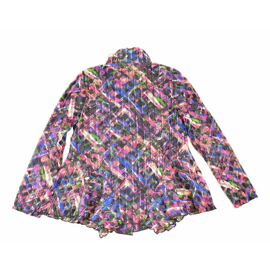 Vintage 1990s Floral Button Up Wire collar Blouse Shirt Womens S from propervintagecanada