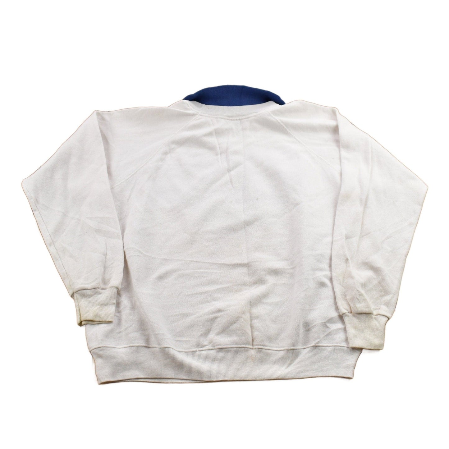 Vintage 1990s Floral Collared Crewneck Sweater Women's M from propervintagecanada