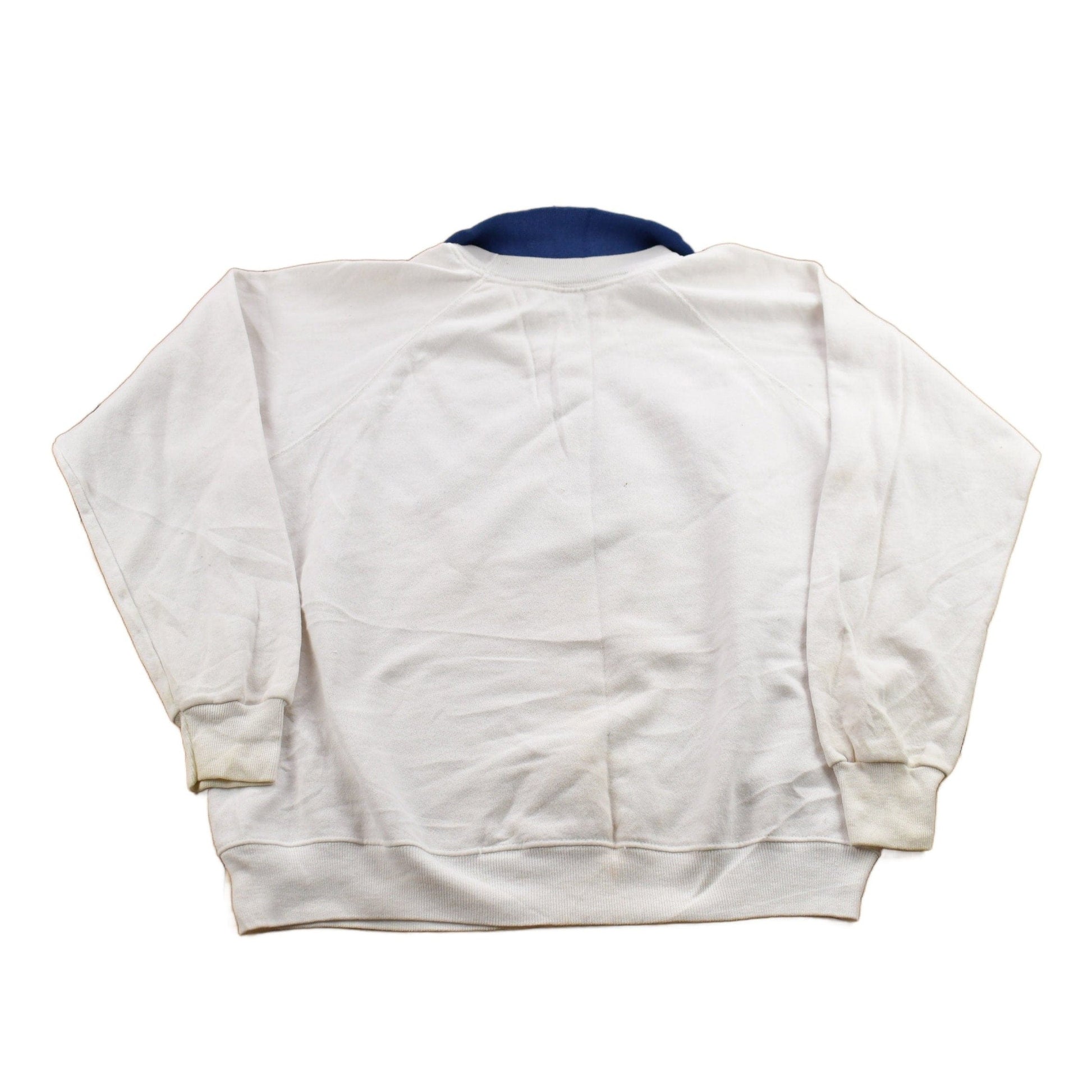 Vintage 1990s Floral Collared Crewneck Sweater Women's M from propervintagecanada