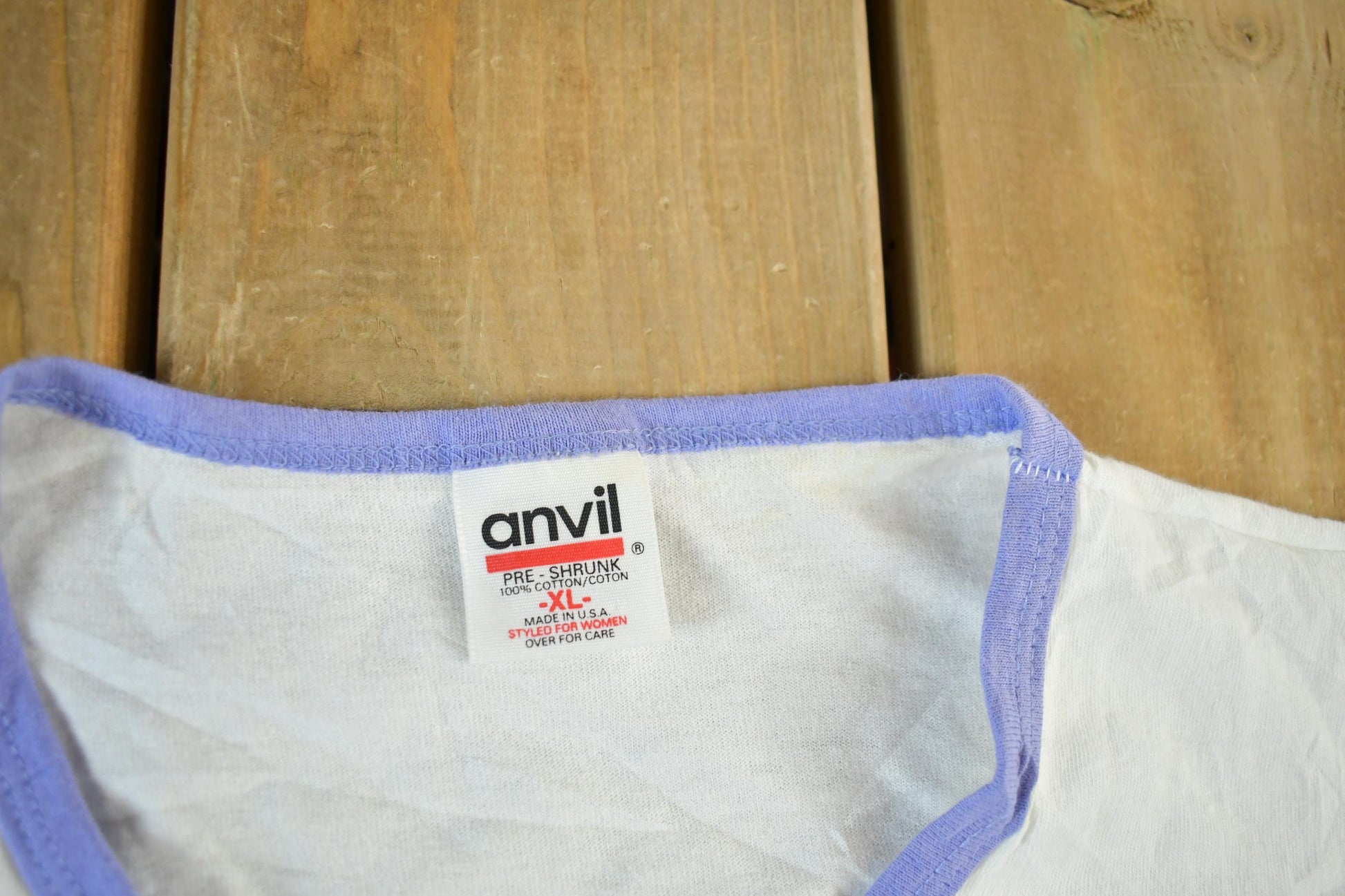 Vintage 1990s Floral Girl Games Graphic Ringer T-Shirt Women's XL from propervintagecanada