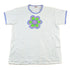 Vintage 1990s Floral Girl Games Graphic Ringer T-Shirt Women&