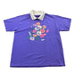 Vintage 1990s Floral Graphic Collared T-Shirt Men's L from propervintagecanada