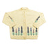 Vintage 1990s Floral Theme Knit Cardigan Sweater Women&
