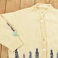 Vintage 1990s Floral Theme Knit Cardigan Sweater Women's M from propervintagecanada