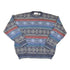 Vintage 1990s Florence Tricot Abstract Knit Crewneck Sweater Mens L from propervintagecanada