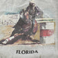 Vintage 1990s Florida Cowboy Rodeo Graphic Crewneck Sweatshirt Men's Medium from propervintagecanada