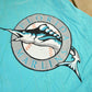 Vintage 1990s Florida Marlins MLB Full Zip Mirage Jacket Men's Large from propervintagecanada