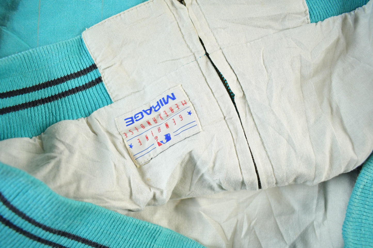 Vintage 1990s Florida Marlins MLB Full Zip Mirage Jacket Men's Large from propervintagecanada