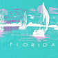 Vintage 1990s Florida Sailboats Souvenir Travel T-Shirt Men's M / Destination Shirt / 90s Single Stitch Graphic Tee / Made in USA from propervintagecanada
