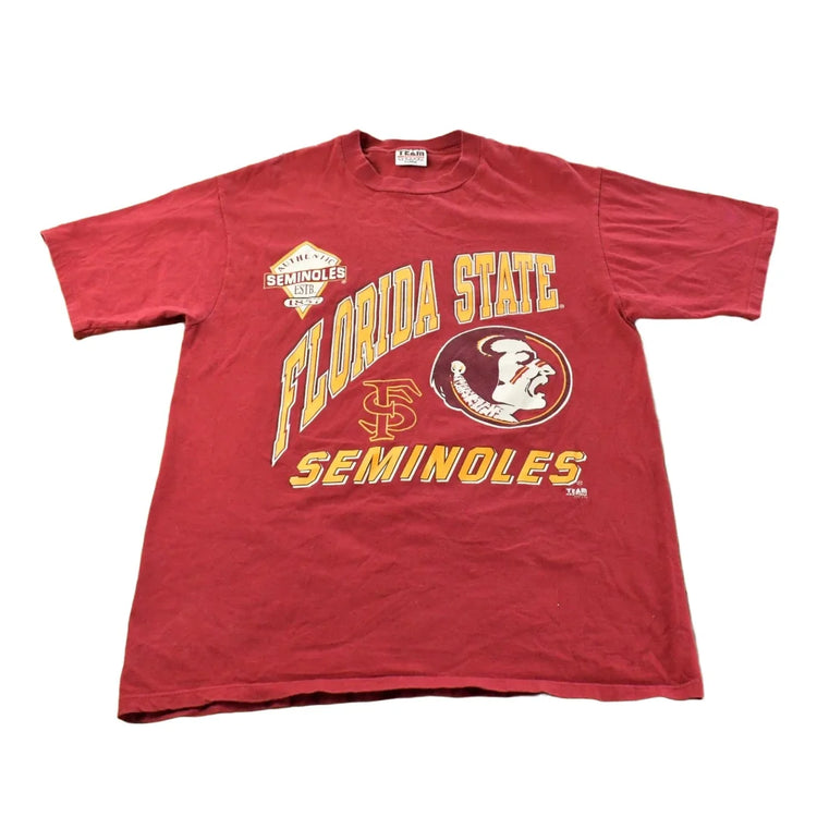 Vintage 1990s Florida State Seminoles Collegiate Graphic T-Shirt Men's XL from propervintagecanada