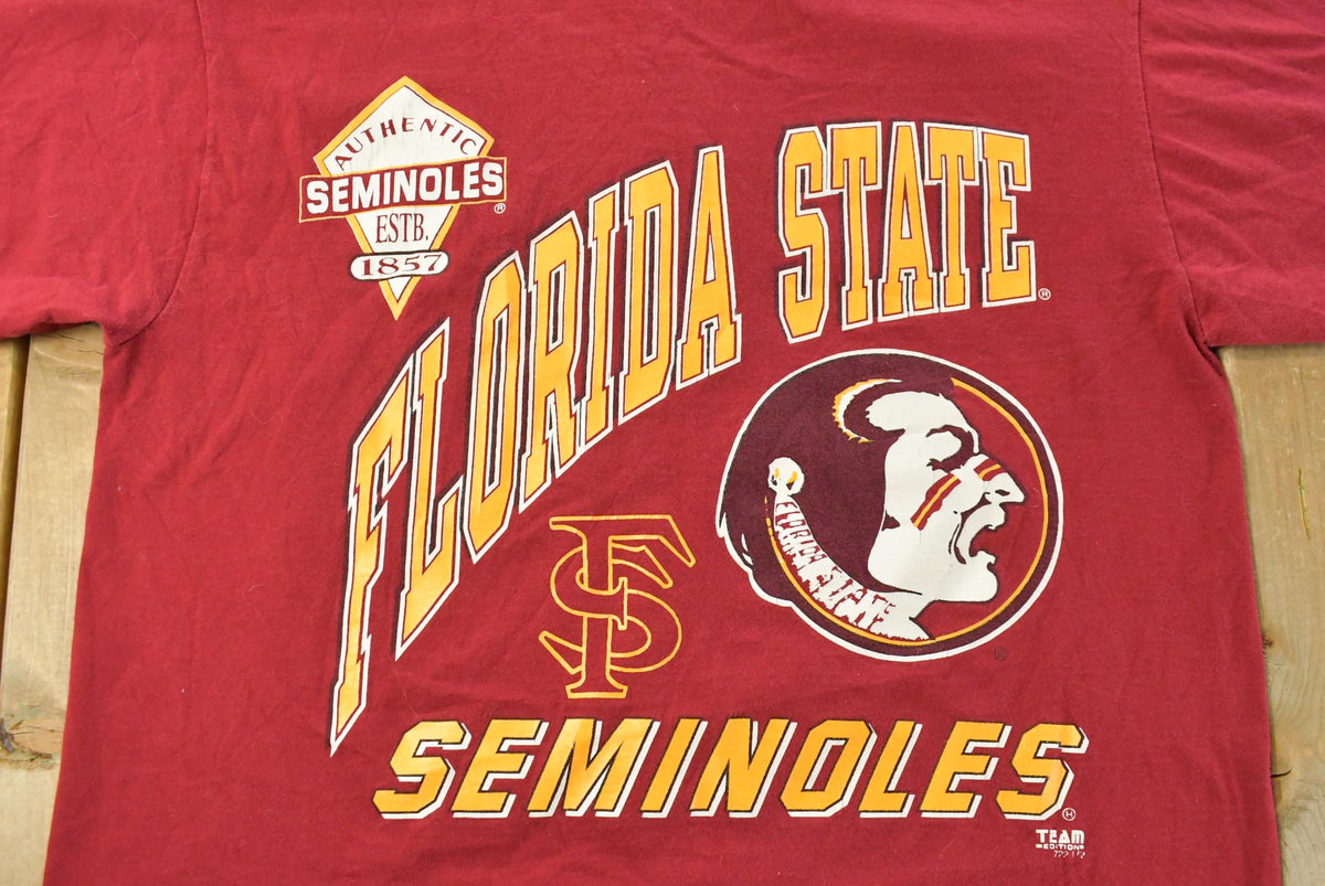 Vintage 1990s Florida State Seminoles Collegiate Graphic T-Shirt Men's XL from propervintagecanada