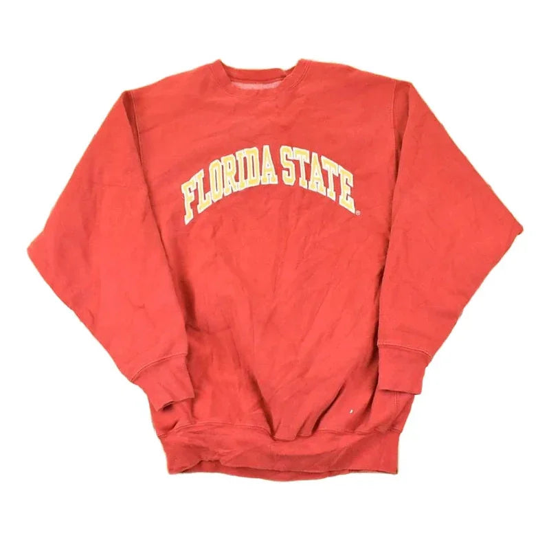 Vintage 1990s Florida State University Embroidered Steve & Barry's Crewneck Sweater Mens L from propervintagecanada