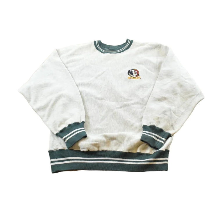 Vintage 1990s Florida State University Seminoles Collegiate Crewneck Mens Men's Medium from propervintagecanada
