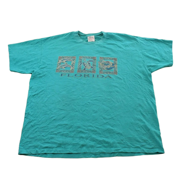Vintage 1990s Florida Travel Souvenir T Shirt Men's 2XL from propervintagecanada