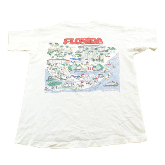 Vintage 1990s Florida Travel Souvenir T Shirt Men's M from propervintagecanada