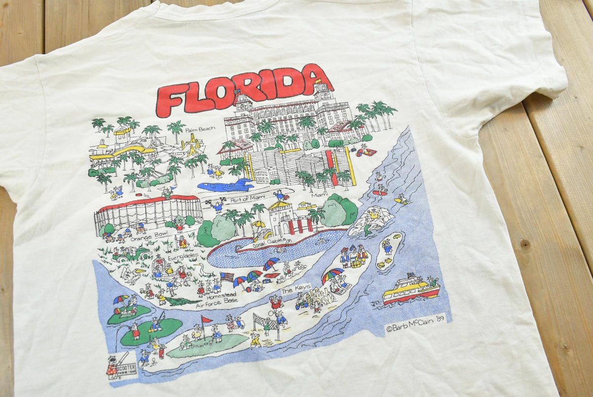 Vintage 1990s Florida Travel Souvenir T Shirt Men's M from propervintagecanada