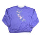 Vintage 1990s Flower Embroidery Cute Grandma Style Crewneck SweaterMen's Large from propervintagecanada