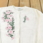 Vintage 1990s Flowers Graphic Cardigan Sweatshirt Women's XL from propervintagecanada