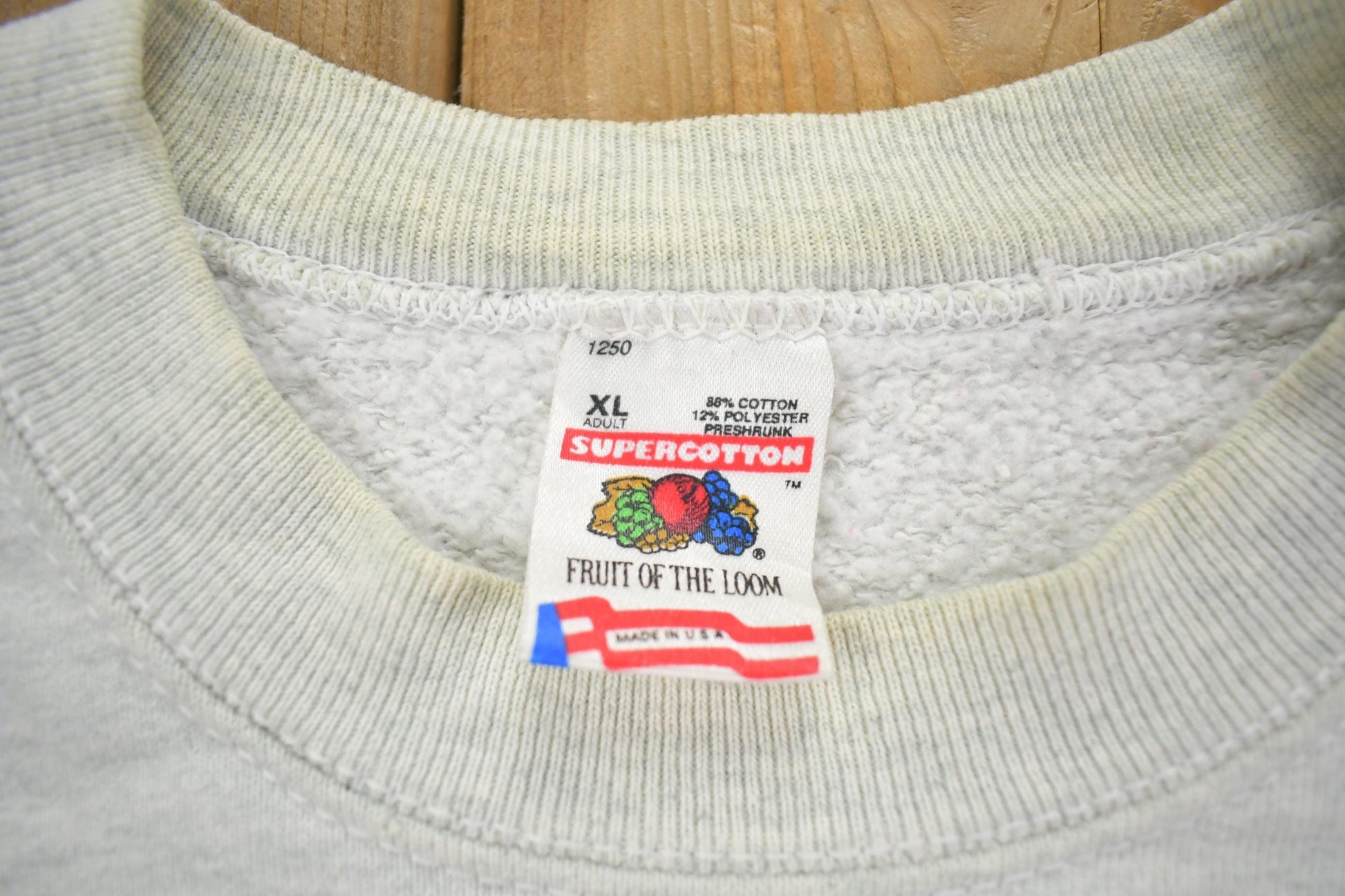 Vintage 1990s Fond Du Lac Crewneck Sweatshirt Men's XL from propervintagecanada