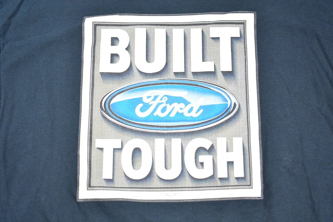 Vintage 1990s Ford Built Graphic T-Shirt Men's XL from propervintagecanada