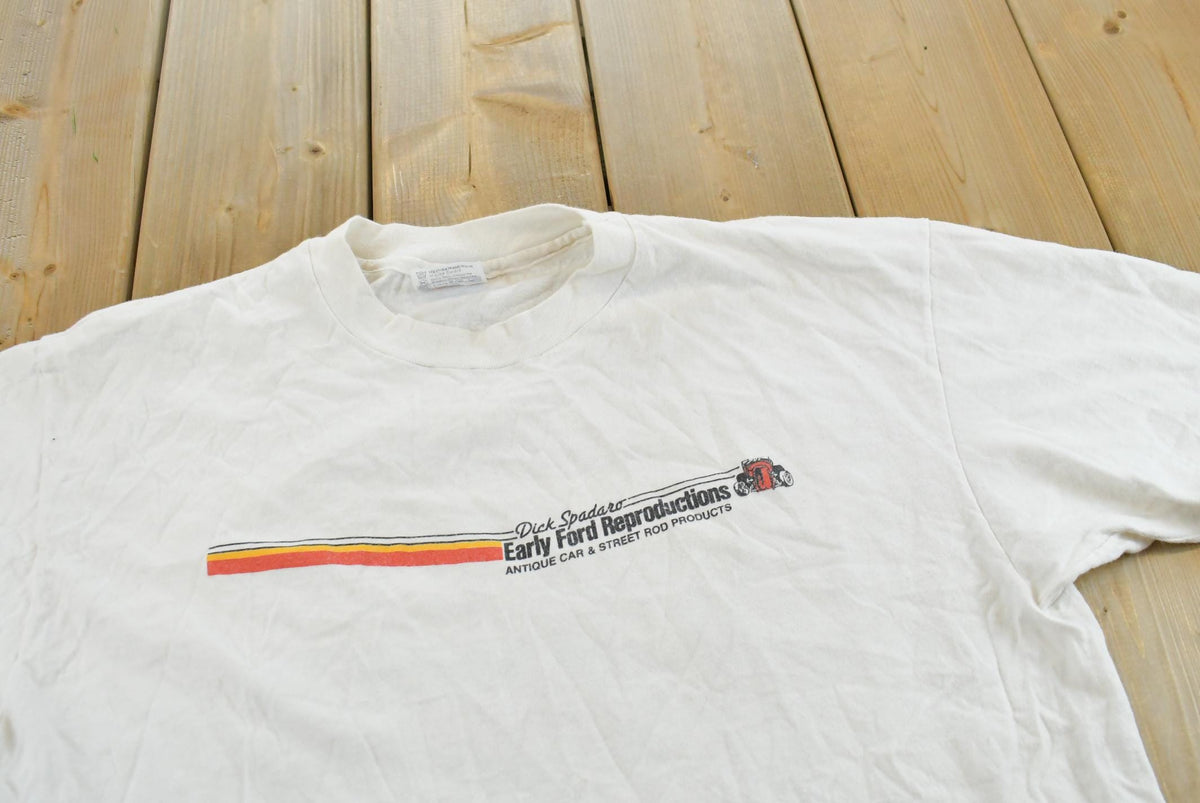 Vintage 1990s Ford V8 Street Rod Antique Car T-Shirt Men's L from propervintagecanada