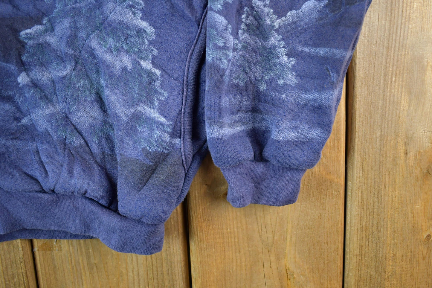 Vintage 1990s Forest Nature Landscape Graphic Cardigan Sweatshirt Women's Medium from propervintagecanada