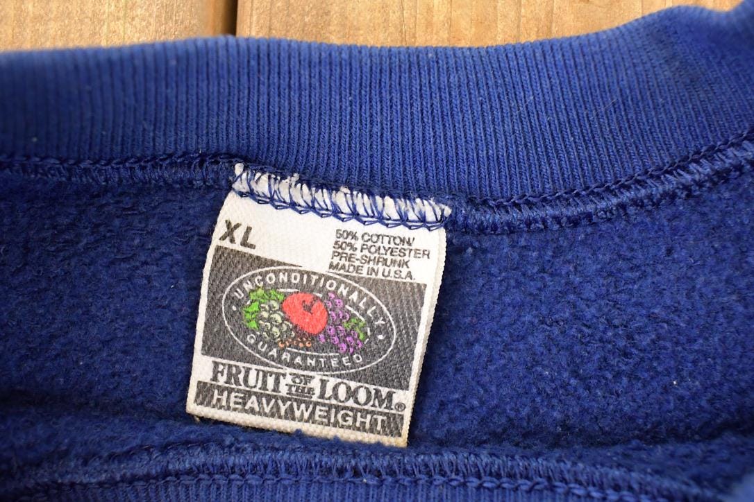 Vintage 1990s FOTL Blank Crewneck Sweatshirt Mens XL from propervintagecanada