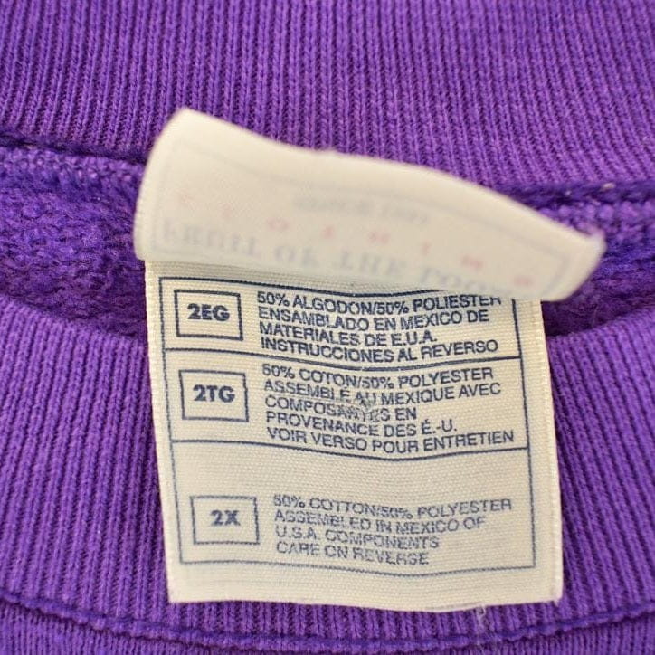 Vintage 1990s FOTL Blank Crewneck Sweatshirt Women's XXL from propervintagecanada