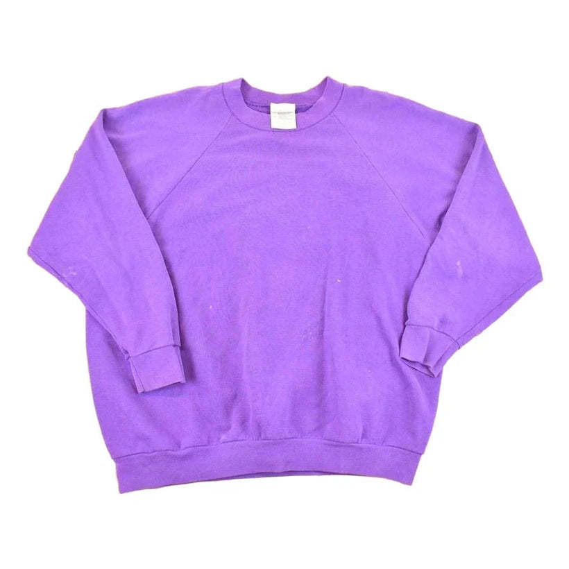 Vintage 1990s FOTL Blank Crewneck Sweatshirt Women's XXL / 90's Blanks Destination Sweater from propervintagecanada