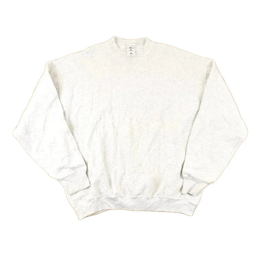 Vintage 1990s FOTL Blank Heather Gray Crewneck Sweatshirt Mens L from propervintagecanada