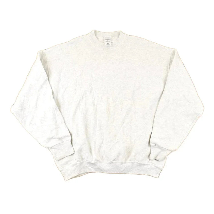 Vintage 1990s FOTL Blank Heather Gray Crewneck Sweatshirt Mens L from propervintagecanada