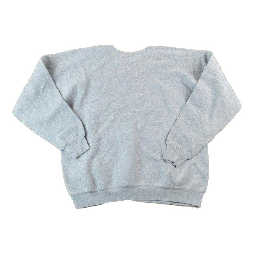 Vintage 1990s FOTL Blank Heather Grey Crewneck Sweatshirt Men's Small from propervintagecanada