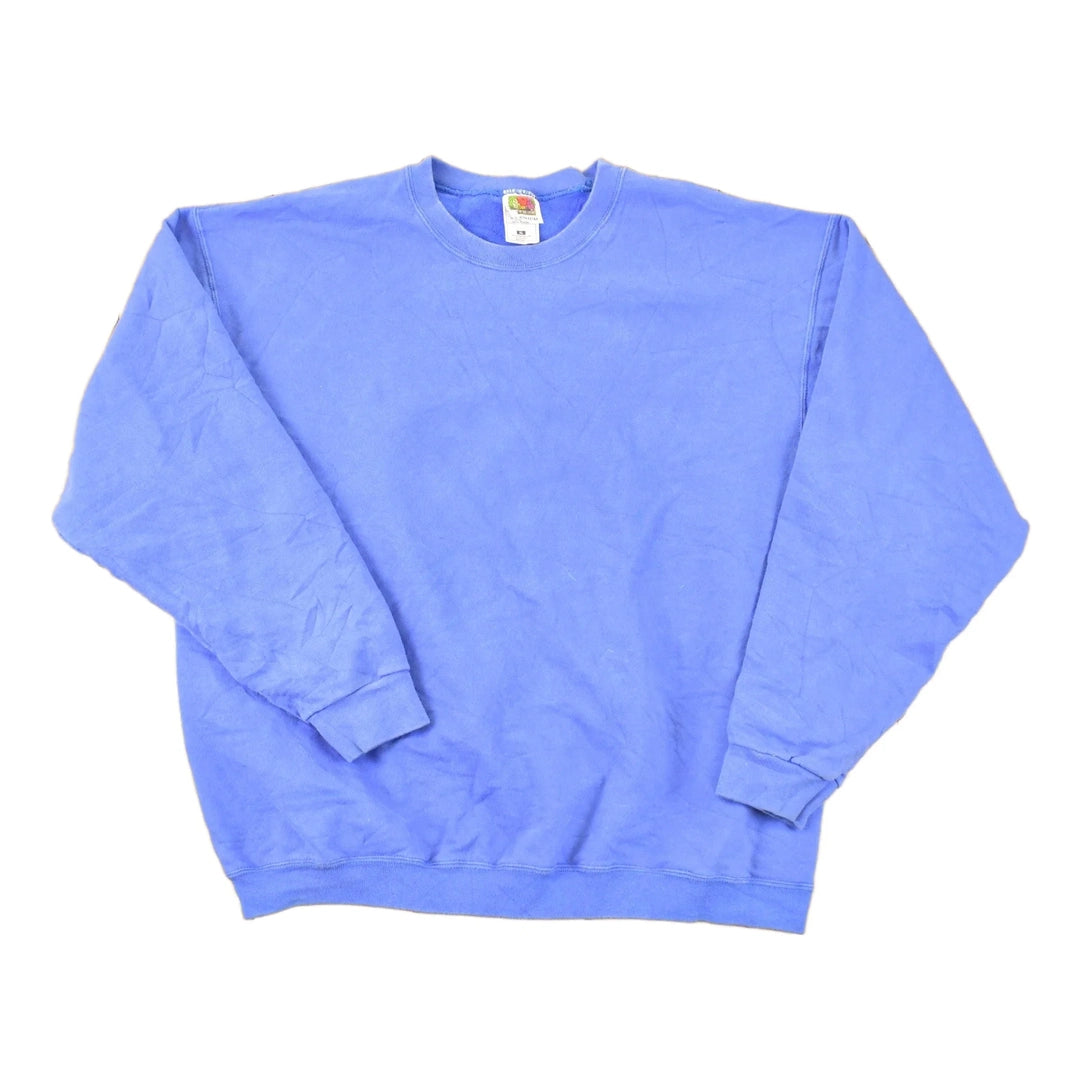 Vintage 1990s FOTL Premium Heavyweight Blank Crewneck Sweatshirt Men's L from propervintagecanada