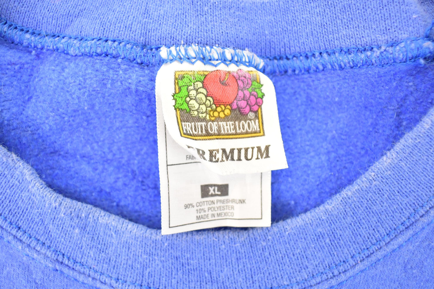 Vintage 1990s FOTL Premium Heavyweight Blank Crewneck Sweatshirt Men's L / 90's Blanks Sweater from propervintagecanada