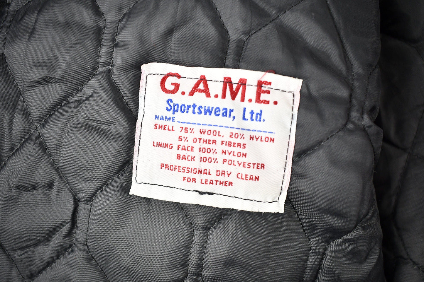 Vintage 1990s FOX NFL Sunday Garth Brooks Leather Varsity Jacket Men's XL from propervintagecanada