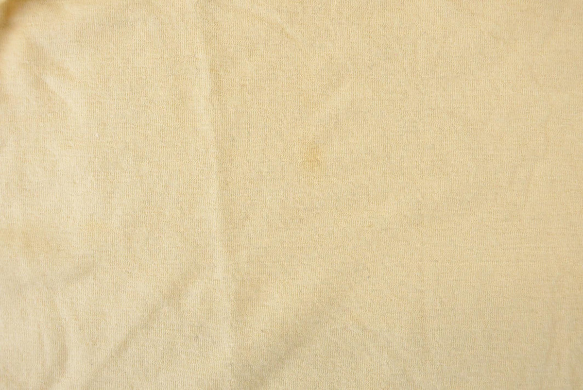 Vintage 1990s Fraly Wool Silk Blank Beige T Shirt Women's M from propervintagecanada