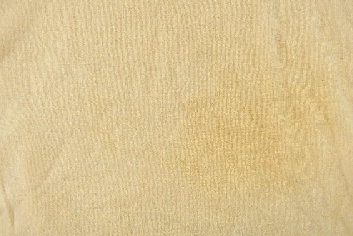Vintage 1990s Fraly Wool Silk Blank Beige T Shirt Women's M from propervintagecanada